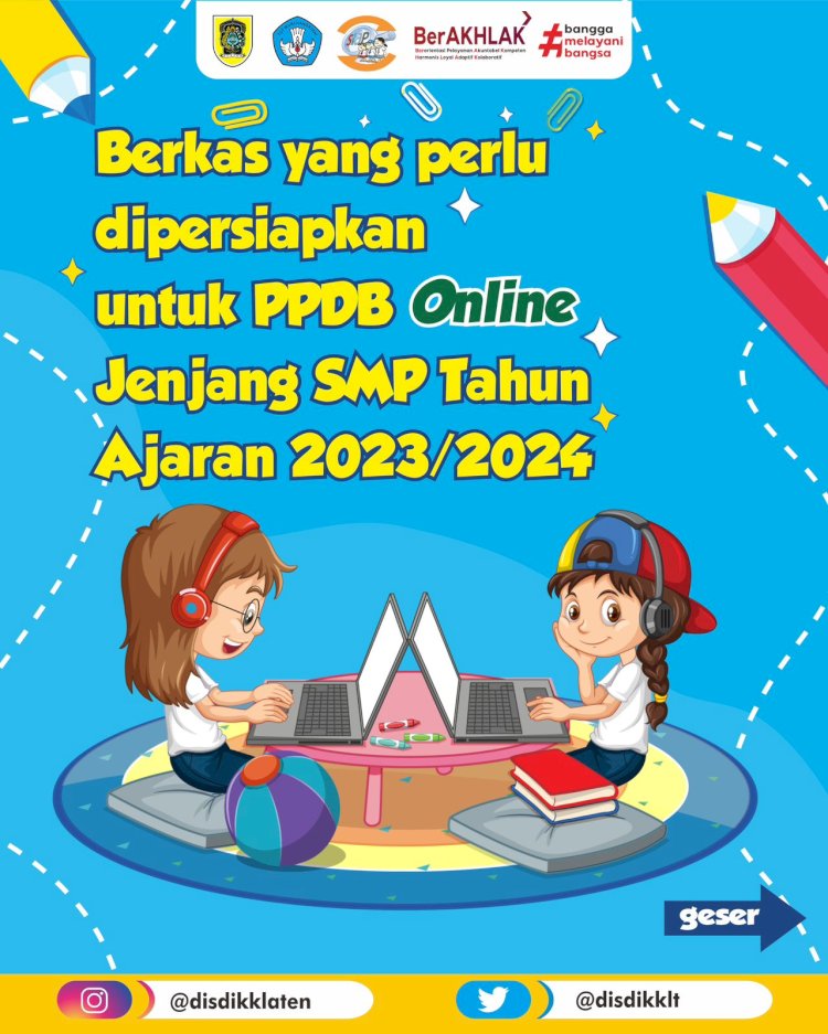 PPDB ONLINE SMP TAHUN 2023 - Kabupaten Klaten