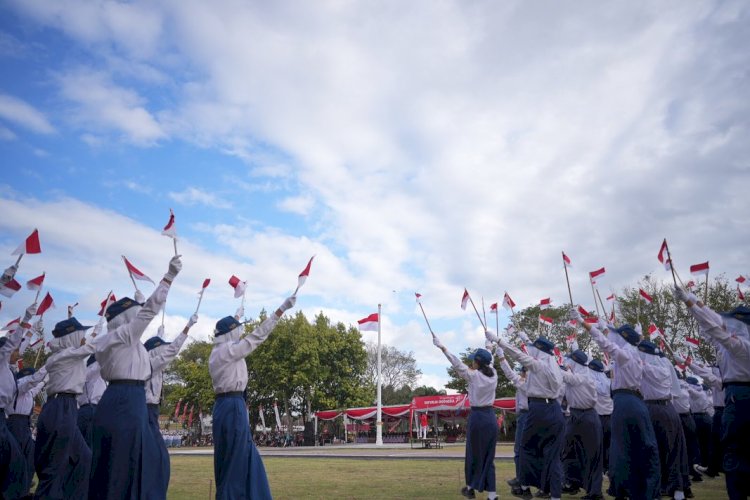 Upacara HUT Ke-78 Republik Indonesia