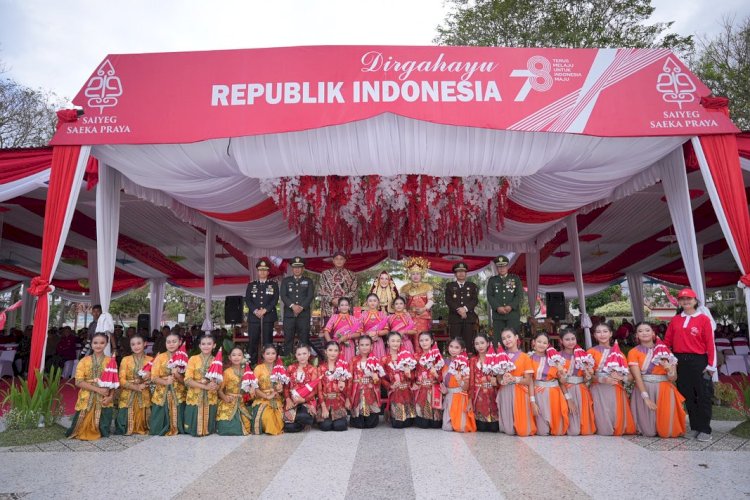 Upacara HUT Ke-78 Republik Indonesia
