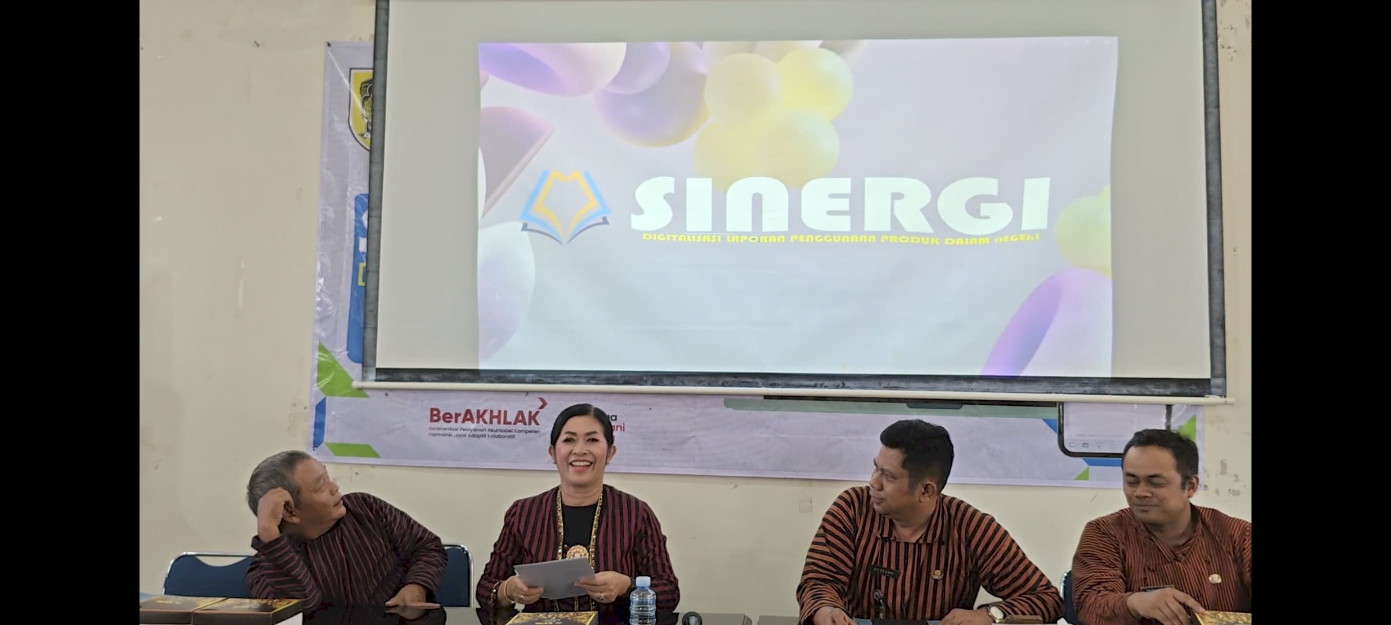 Sosialisasi dan Launching SINERGI (Digitalisasi Laporan Penggunaan Produk Dalam Negeri) Dinas Pendidikan Klaten